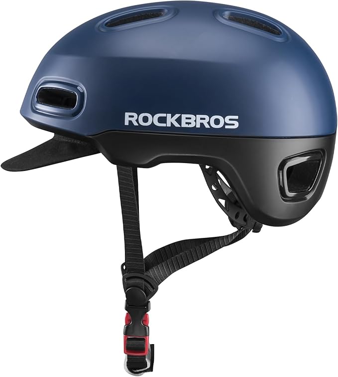 ROCKBROS Bike Helmet for Adults, Adjustable Cycling Helmet for Men & Women [CPSC Safety Certified] Bicycle Helmet for Commuting, Road Biking, Skating