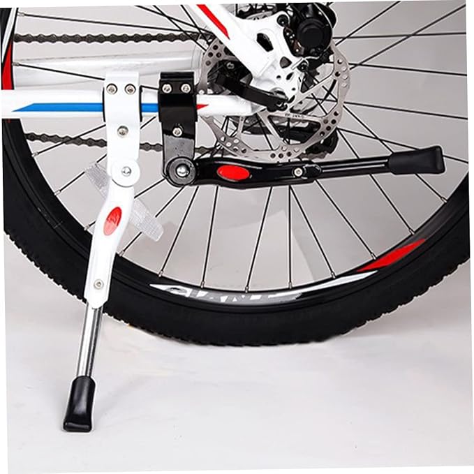 Adjustable Aluminum Alloy Bike Kickstand with Quick Release Screw for Mountain Bike and Adult Stable Cycling Kick Stand Fits 24-29 Inch Tires for Easy Parking and Maintenance
