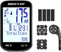 Wireless Bike Computer GPS Bundle, Speedometer & Odometer, Auto Backlight & Auto Stop, IPX7 Waterproof, 2.6" LCD Display