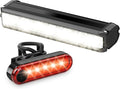 Bright LED Bike Light for Night Riding,2025 Upgraded Rechargeable Bicycle Lights Set 5 Modes IPX6 Waterproof MTB Off-Road Cycling Commuting