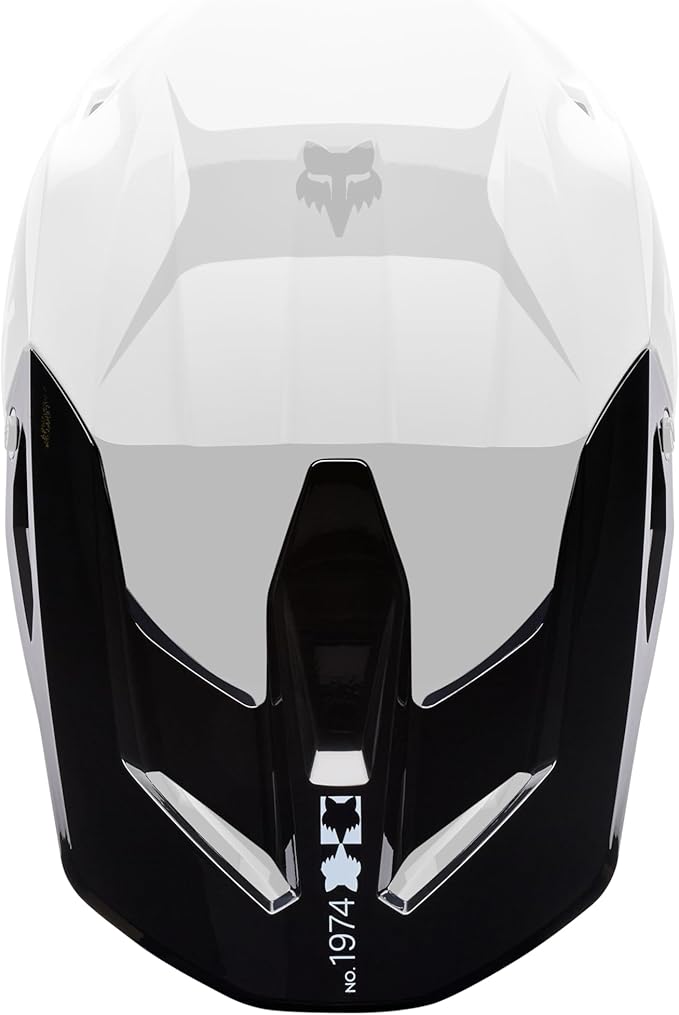 Fox Racing Youth V1 Motocross Dirt Bike Helmet Visor, Black/White Noble, One Size