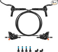 MT200 Hydraulic Disc Brakes Set — Front 800mm & Rear 1450mm MTB Hydraulic Brake Set with Calipers, Pre-Bled with Mineral Oil Electric Bike Hydraulic Brake