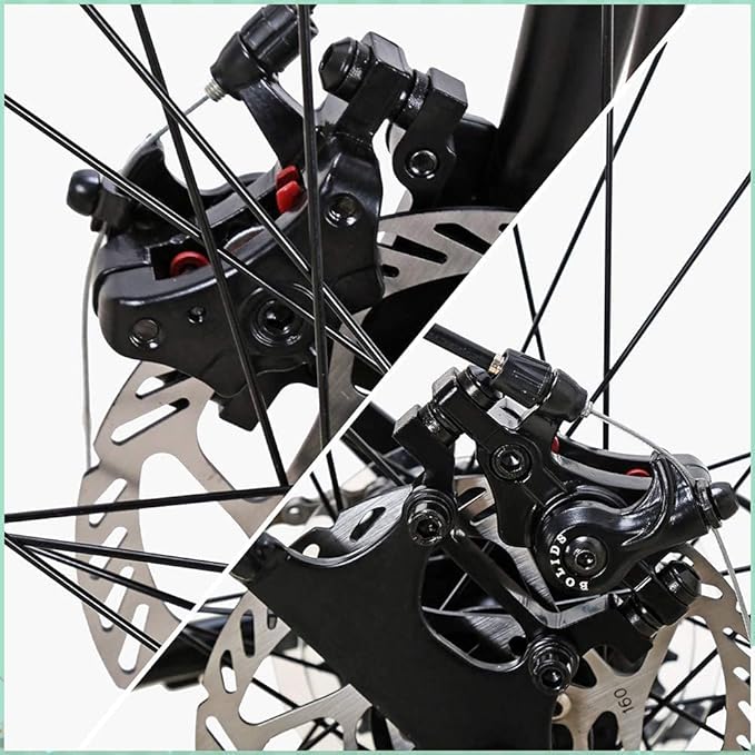 EUROBIKE 26 Inch Mountain Bike Folding Bicycle 21 Speed 3 Colors