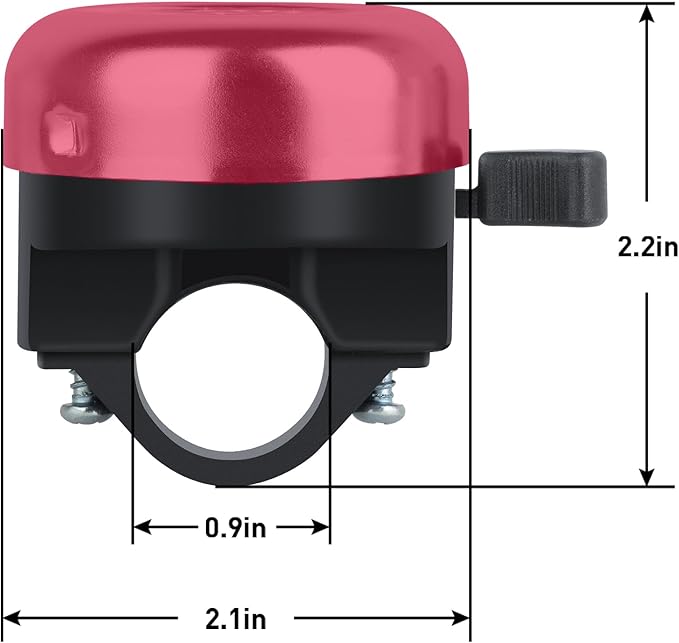 Pink Unicorn Bike Bell for Kids Girls Boys,Adjustable Size Bicycle Bell Bike Accessories for Adult Women Men Clear Sound Bike Horns