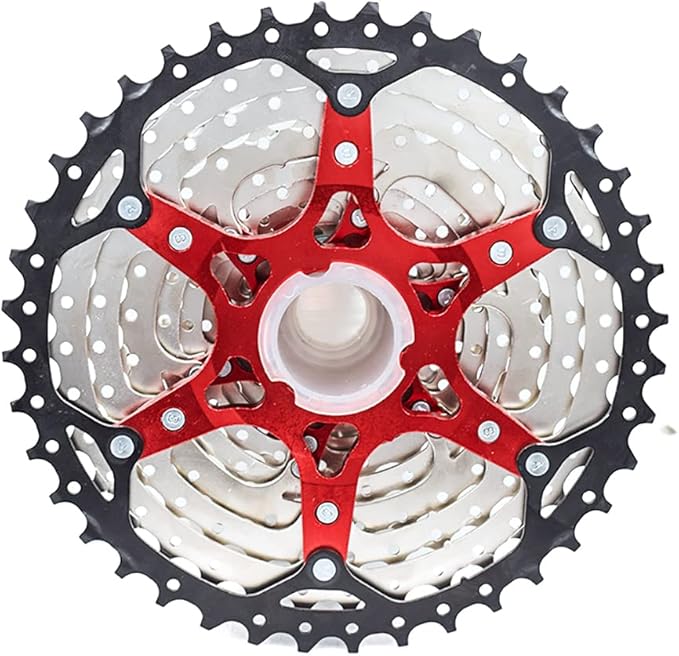 VG SPORTS 8/9/10/11/12 Speed Ultra-Light Bike Cassette for Mountain Bike 11-40T/11-42T/11-46T/11-50T/11-52T MTB Cassette Lightweight Aluminum Bracket Cassette