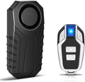 Bike Alarm, Bike Alarms for Ebikes, Anti Theft Wireless Vibration Sensor Alarm for Motorcycle Electric Scooter Moped Trailer Car Mailbox Garage Door 113dB Super Loud IP65 Waterproof