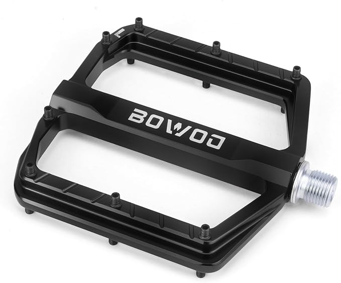 Bike Pedals 9/16" Lightweight Non-Slip Bicycle Platform Pedals - Fits Most Adult Bikes & Mountain Bikes &MTB, Road Bikes and Slip-Resistant Design