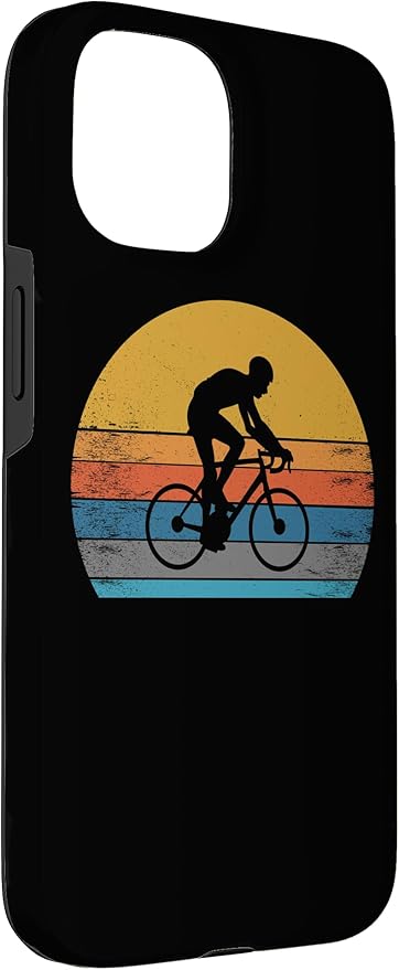 Racing Road Bike Vntage Cycling Riding Racing Bike Bicycle Case for iPhone 15