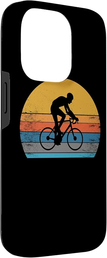 Racing Road Bike Vntage Cycling Riding Racing Bike Bicycle Case for iPhone 14 Pro
