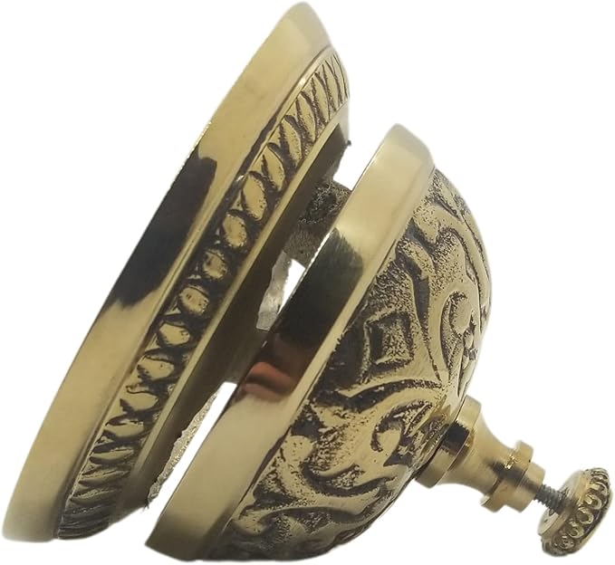 Solid Brass Victorian Style Service Desk Bell