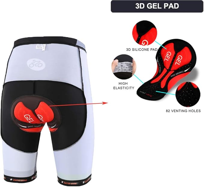 Men's Short Sleeve Breathable Cycling Jersey Set 3D Padded Bicycle Shorts Sportswear Suit Quick Dry