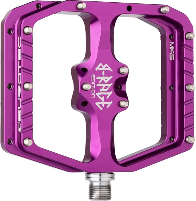 B-Rage Edition MK5 Penthouse Flat Pedals by Burgtec