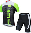Men's Cycling Jersey Set, Summer Mountain Bike Clothing Short Sleeved Riding Jerseys