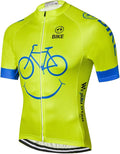 Cycling Jersey Men Full Zip Bike Shirt Racing Top Bicycle Clothing