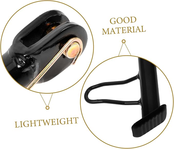 Adjustable Aluminum Kickstand for Electric Bikes Universal Motorcycle Side Stand 1pcs Foot Support for Parking on Surfaces
