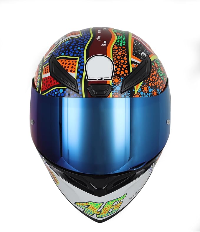 Soman K1 Helmet Visor Replacements, K1S Tinted Helmet Visor Compatible with K1 K1S K3SV K5 K5S UV Protection (Blue)