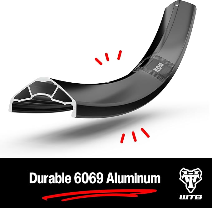 WTB KOM Tough Mountain Bike Rim (27.5" x i35) 32 Spoke Holes, XC/Trail/Enduro/Gravity, Tubeless Ready