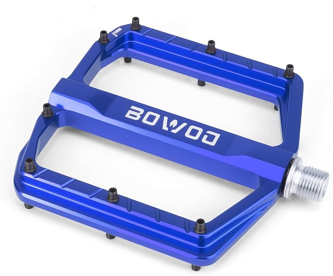 Bike Pedals 9/16" Lightweight Non-Slip Bicycle Platform Pedals - Fits Most Adult Bikes & Mountain Bikes &MTB, Road Bikes and Slip-Resistant Design