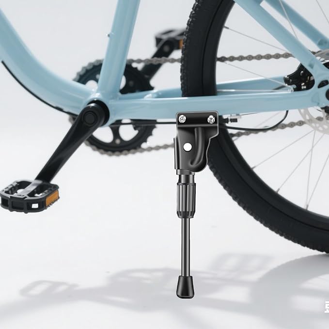 Kids Bike Kickstand Single Leg Kickstand Easy to Install Parking Stand Boys Girls Non Slip Replace Accessories Leg Kick Stand