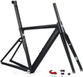 700C Road Bike Frameset 50/52cm Aluminum Alloy Frame Rim Brake Quick Release 100/135mm BSA BB68mm Carbon Fiber Rigid Fork Internal Routing