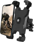 Bike Motorcycle Phone Holder Mount,[1s Lock Up and Release],Bicycle Handlebar Phone Holder, for Electric Scooter, Motorcycle Accessories for iPhone 15 14 13 12 Plus/Pro Max/Mini, 4.7-6.8” Smartphone