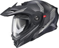 ScorpionEXO AT960 Modular Adventure Street Motorcycle Helmet with Bluetooth Ready Speaker Pockets DOT ECE Approved Monk (Phantom - Small)