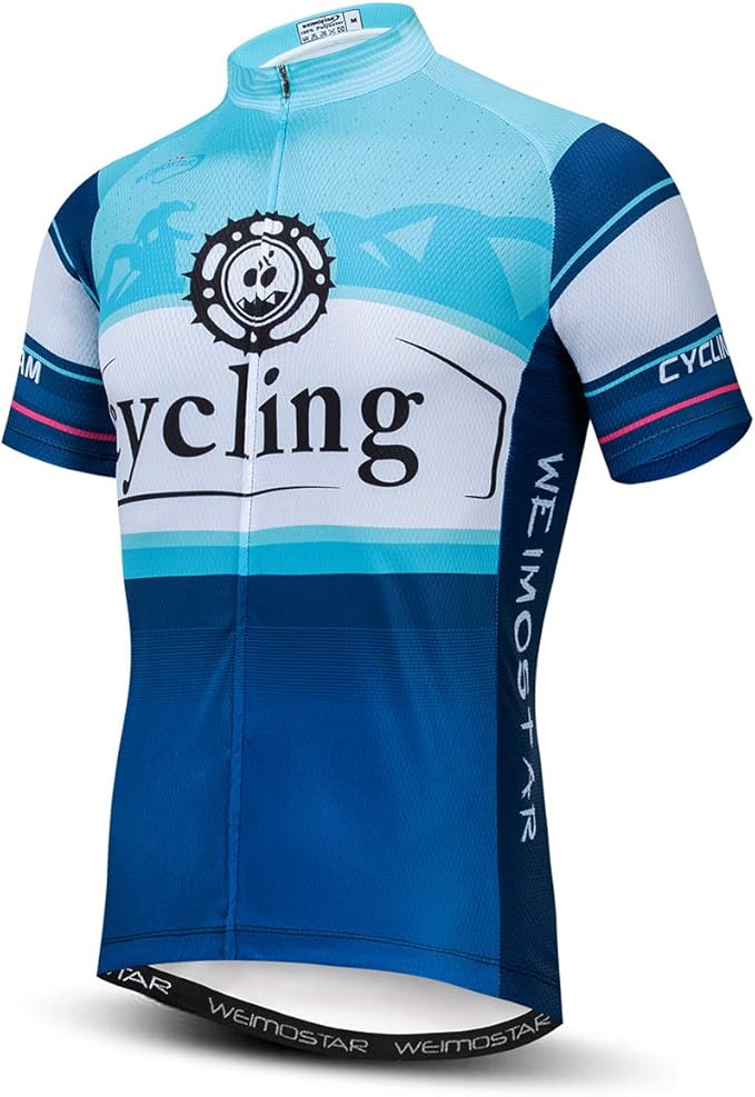 Men's Cycling Jerseys Summer Breathable Bicycle Shirts for Male Riding Clothing Quick Dry MTB Jersey