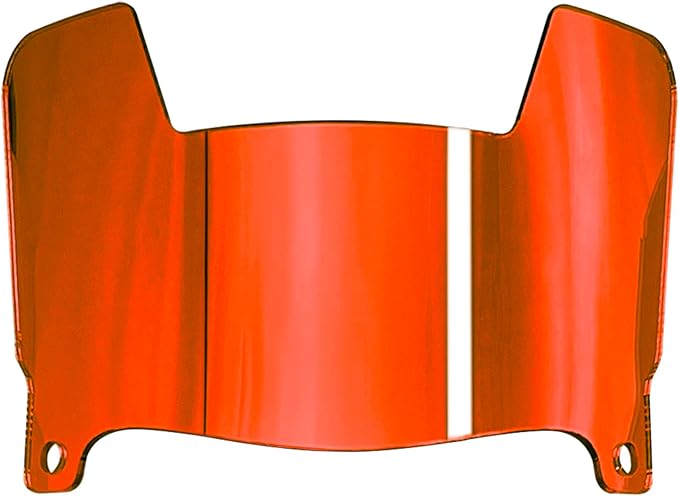 Mini Football Helmet Visor Clear with Clips Universal Fit for Collectors and Display