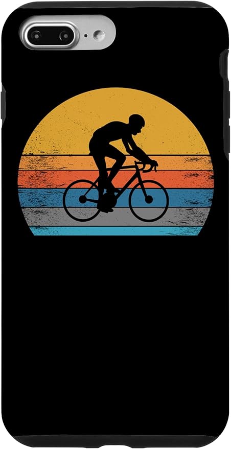 Racing Road Bike Vntage Cycling Riding Racing Bike Bicycle Case for iPhone 7 Plus/8 Plus