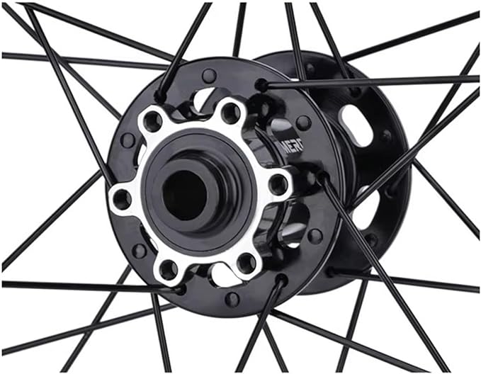 Road Bicycle Wheelset, Aluminum Alloy 700C Road Cycling Wheel, 6 Bolt Disc Brake Quick Release/Thru Axle Wheelset
