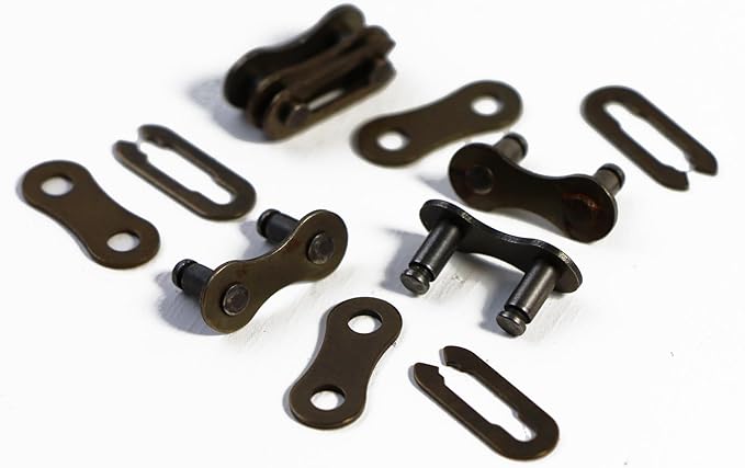 4 Pairs Bicycle Missing Link 1/6/7/8/9/10/11/12 Speed Chain Reusable Steel Bike Chain Link