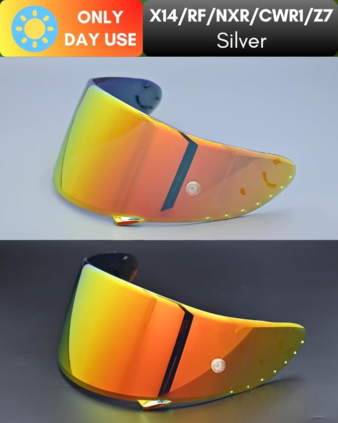 CWR-F1 Shield for RF-1200 Visor X14 NXR RF-SR Z7 Motorcycle Helmet Visor Replacement Sun Protection Anti-Scratch, Universal