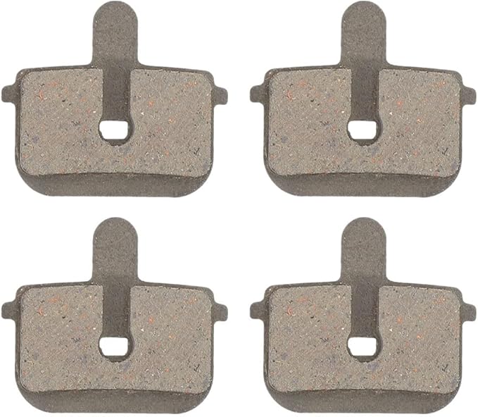 Bike Brake Pads 2 Pairs Disc Brake Pads for Bicycle Hydraulic Mechanical Disc Replacement Quiet Performance for Mountain Bikes Electric Scooters
