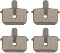 Bike Brake Pads 2 Pairs Disc Brake Pads for Bicycle Hydraulic Mechanical Disc Replacement Quiet Performance for Mountain Bikes Electric Scooters