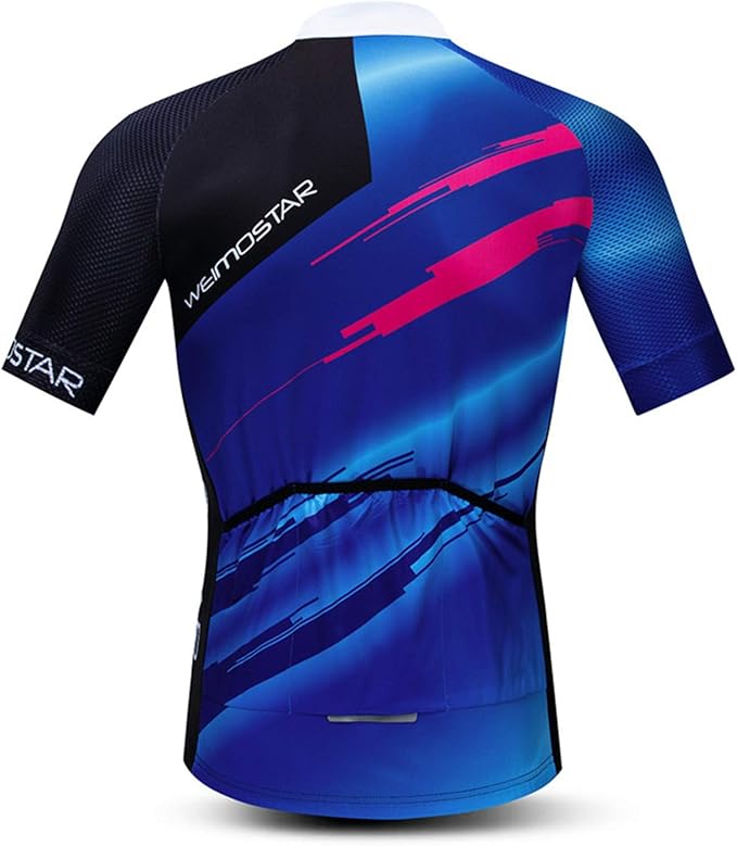 JPOJPO USA Cycling Jersey Men Road Bike Shirt Summer Biking Tops Short Sleeve Bicycle Clothes Cycle Wear Breathable