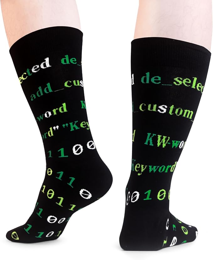 WeciBor Men's Dress Funny Crazy Colorful Novelty Combed Cotton Crew Socks 12 Pack - Size 7-10/10-13/13-15