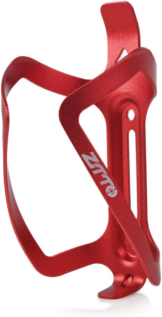 ThinkTop Bike Water Bottle Cage, Lightweight and Strong Bicycle Water Bottle Holder Adjustable, Aluminum Alloy Bike Bottle Holder for Road Mountain Bikes Cycling