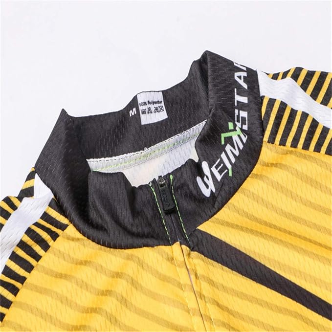 JPOJPO USA Cycling Jersey Men Short Sleeve Bike Shirts Biking Jersey Summer American Bicycle Tops with 3 Pockets Reflective