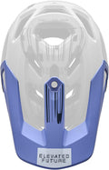 Fox Racing Proframe RS Mountain Bike Helmet Visor, Purple Dove, Small