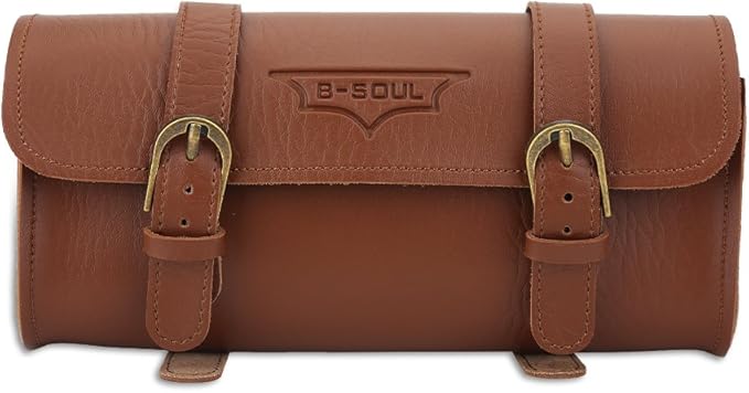 Tbest Retro Brown Wicker Accessories,Retro Artificial Leather ycle Front Frame Bag Pouch Cycling Accessory Leather Bag alforjas bicicleta vintage leather bag