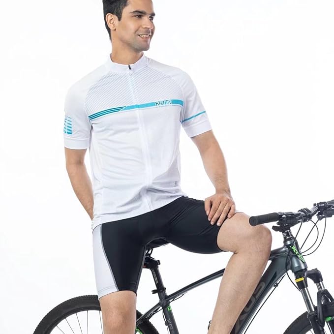 ROTTO Men's Cycling Shorts Padded Bike Shorts with Sponge & Gel Padding for Road & MTB Biking