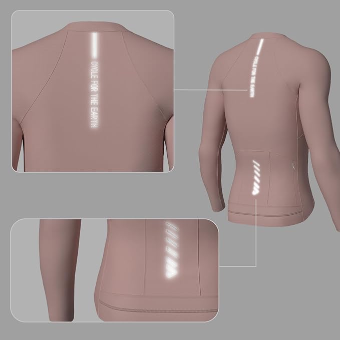 Lo.gas Cycling Jersey Men Short Sleeve, Road Bike Jerseys Full Zipper with Pockets, Bicycle Clothing Breathable Quick Dry