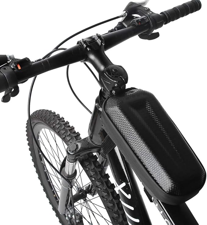 Bike Top Tube Bag, EVA Hard Shell Layered Waterproof Bicycle Cycling Front Tube Bag, Bag Cycling Accessories Pouch