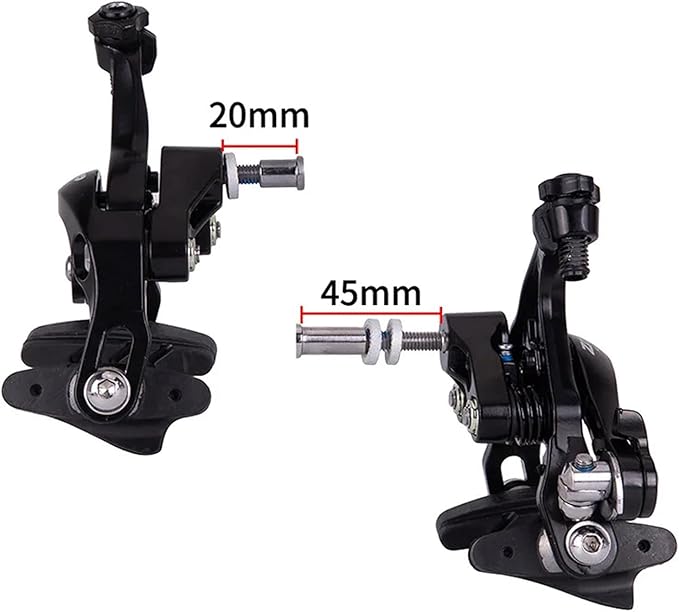 Double Pivot Road Bike Brakes - Aluminum Side Pull Caliper Set for Front and Rear C Shape,Rim Brakes for 700C Tires, Compatible with Standard Bike Brakes Specifications
