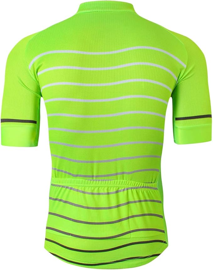 Cycling Jersey Men Full Zip Bike Shirt Racing Top Bicycle Clothing