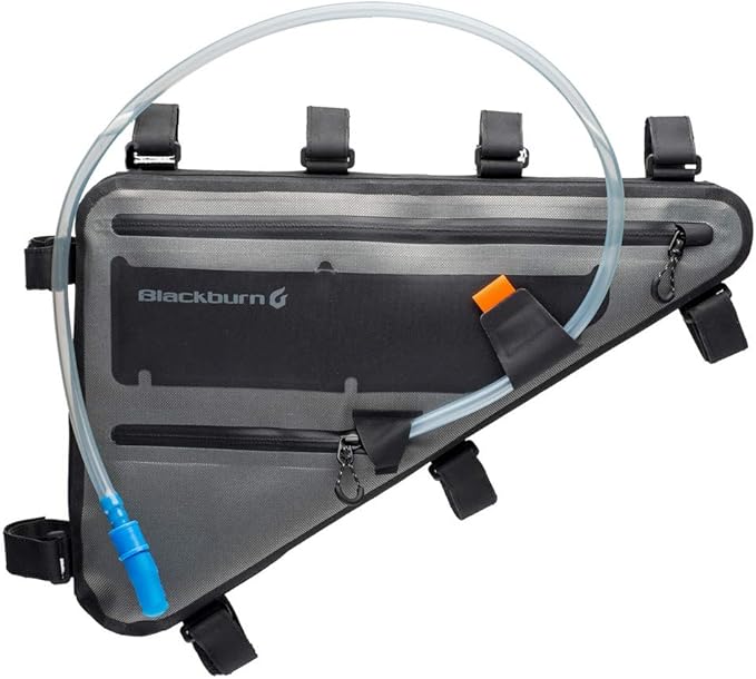 Blackburn Outpost Elite Frame Bike Bag (Grey, Medium-Tall)