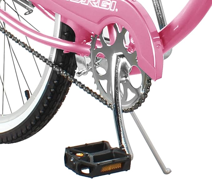 MICARGI 24/26 Inch Adult Cruiser Bicycle Hybrid Bike 1/7 Speeds Commuter Bike for Women, Men, Seniors,Step-Through or Step-Over Bike Steel Frame Multi Colors Style