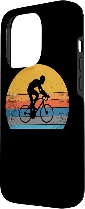 Racing Road Bike Vntage Cycling Riding Racing Bike Bicycle Case for iPhone 15 Pro