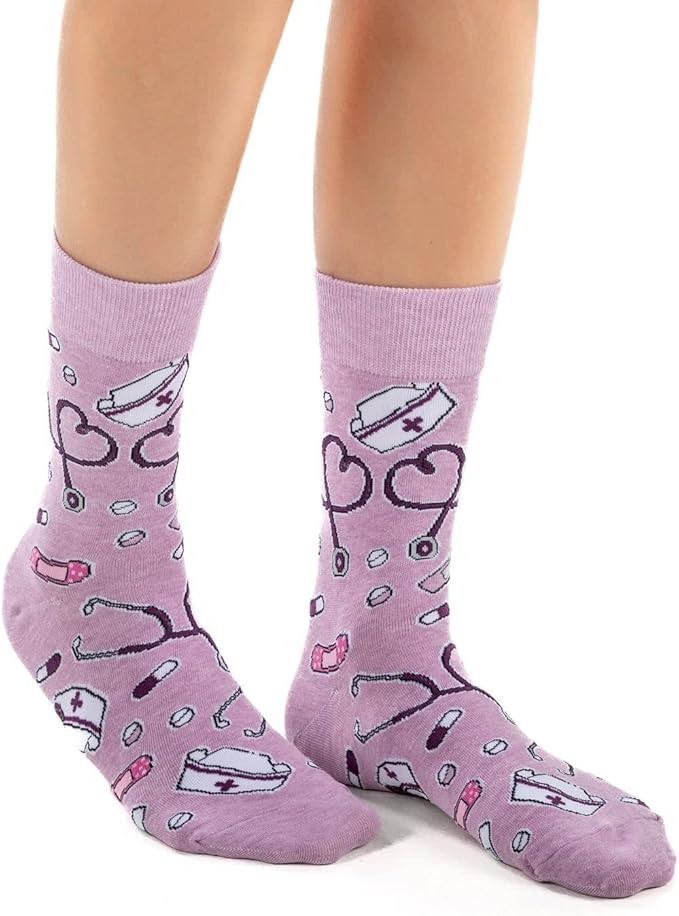 Good Luck Sock Novelty Crew Socks for Adults - For Men, Women and Teens