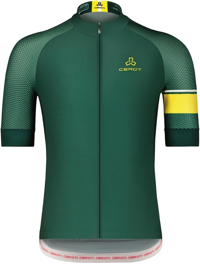 CEROTIPOLAR Snug Fit Men AirCool Cycling Jersey Bike Shirts UPF50+,PRO Dry Fit Light Weight Fabric